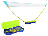 Portable Badminton Net Set w/ Volleyball Net, Rackets, Shuttlecocks T3398P349277