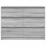 Sideboard Grey Sonoma 100x35x76 cm Engineered Wood 3328503