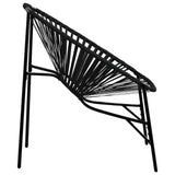 Garden Egg Chair Black Poly Rattan 4009287