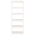 Book Cabinet/Room Divider White 60x30x167.5 cm Solid Wood Pine 808174