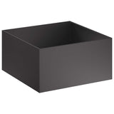 Garden Planter 2 pcs Black 60 x 60 x 40 cm Cold-rolled Steel 8005093