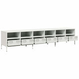 TV Cabinet White 202x39x43.5 cm Cold-rolled Steel 3307160