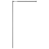 Walk-in Shower Screen Clear Tempered Glass 118x190 cm 145682
