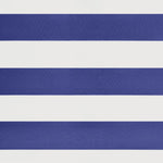 Retractable Awning Blue and White 5x3 m Fabric and Aluminium 3154425