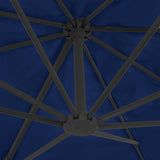 Cantilever Garden Parasol with Aluminium Pole 4x3 m Azure Blue 47003