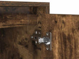 TV Cabinet Smoked Oak 188.5x41x50 cm Engineered Wood 3328421