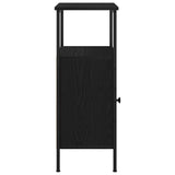 Bedside Cabinet 2 pcs Black Oak 41 x 31 x 80 cm Engineered Wood 862918