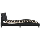Bed Frame without Mattress "Zadar" Black 200x200 cm Faux Leather 3208205