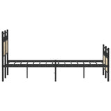 Bed Frame without Mattress Sonoma Oak 137x190 cm Engineered Wood 4106809