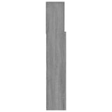 Headboard Cabinet Grey Sonoma Engineered Wood Headboard Cabinet 817247