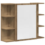 ZNTS 3 Piece Bathroom Furniture Set Artisan Oak Engineered Wood 3328570