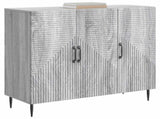 Sideboard Grey Sonoma 89 x 34.5 x 80 cm Engineered Wood 894881