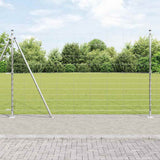 Welded Wire Fence with Concrete Base 25 x 1.5 m 3351519