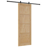 Sliding Door ORKDAL Natural 83 x 232 cm Solid Pine Wood 3445553