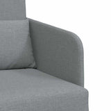 Sofa Bed Light Grey 65 x 80 x 83 cm Fabric 4106637