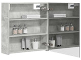 Bathroom Mirror Cabinet Concrete Grey 50 x 14.5 x 70 cm 889042