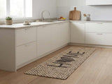 Kitchen Rug Beige Home 300 x 60 cm 100% Polyamide Washable 42045733