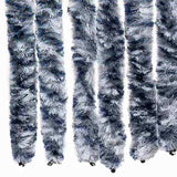 Insect Curtain Blue and White 90x200 cm Chenille 315127