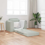 Sofa Bed Light Grey 98 x 71 x 83 cm Velvet 4106666