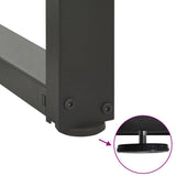 Dining Table Legs T-Shaped 2 pcs Anthracite 70x35x cm Steel 4013058