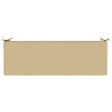 2-Piece Bench Cushions SOEST 2 pcs 100% Polyester Beige 950325