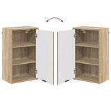 Bathroom Furniture Set Sonoma Oak Engineered wood, Metal 3393115