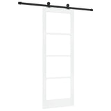 Sliding Door ORKDAL White and Black 78 x 211 cm 3331994