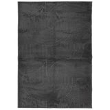 Rug IZA Short Pile Scandinavian Look Anthracite 160x230 cm 375430