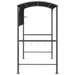 Gazebo with Roof 220x110x200 cm Anthracite 318533