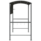Gazebo with Roof 220x110x200 cm Anthracite 318533