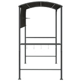 Gazebo with Roof 220x110x200 cm Anthracite 318533