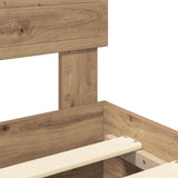Bed Frame with Drawer Artisan Oak 180 x 200 cm Engineered Wood 3413167