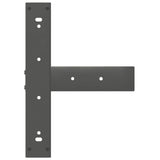 Coffee Table Legs T-Shaped 2 pcs Anthracite 50x25x cm Steel 4013030