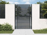 Garden Gate Anthracite 100x175 cm Steel 154563