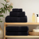 Premium Shower Towels SOLUND 4 pcs Black 70x140 cm 600 gsm 137429