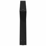 Coffee Table Legs 2 pcs Black 70x cm Steel 4012692
