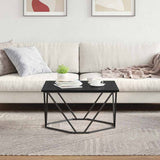 Coffee Table Black Oak 80 x 80 x 45 cm 868273
