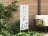 Garden Privacy Screen White 32 x 140 cm Cold-rolled steel 876267