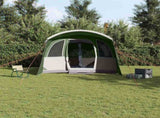 Family Tent with Roof Green and White 576 x 325 x 213 cm 4100682