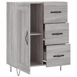 Sideboard Grey Sonoma 69.5x34x90 cm Engineered Wood 830258
