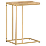 ZNTS Side Table 35x45x65 cm Solid Mango Wood 286400
