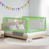 Toddler Safety Bed Rail Green 200x25 cm Fabric 10197