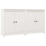 Sideboards 2 pcs White 70x35x80 cm Solid Wood Pine 3114065