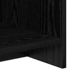 TV Stand Black Oak 102 x 35 x 45 cm Engineered Wood 890993