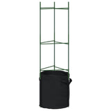 Tomato Cages with Plant Bags 8 pcs 116 cm Steel and PP 3281492