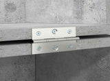 Studio Desk Concrete Grey 130 x 40 x 19.5 cm Engineered Wood 8006679