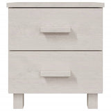 Bedside Cabinets HAMAR 2 pcs White 40x35x44.5 cm Solid Wood 340409