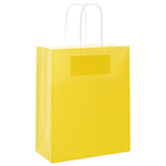 ZNTS Paper Bags 250 pcs with Handles Yellow 18x8x22 cm 4101782