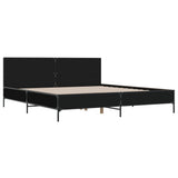 Bed Frame without Mattress Black 200x200 cm 3280017