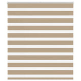 Zebra Blind Sand Brown 125x150 cm Fabric Width 120.9 cm Polyester 4014552